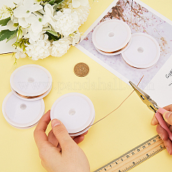 5 Rolls Copper Jewelry Craft Wire&nbsp;CWIR-SC0001-06