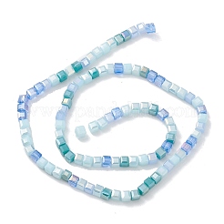 Gradient Color Electroplate Glass Bead Strands&nbsp;X1-GLAA-E042-05A