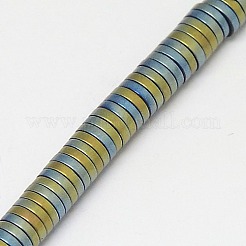 Electroplate Non-magnetic Synthetic Hematite Beads Strands&nbsp;G-J164B-3mm-08