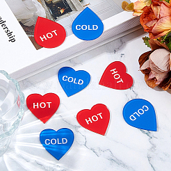 16 Pairs 2 Style Acrylic Public Signs&nbsp;DIY-FH0008-28B
