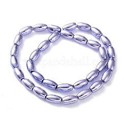 Electroplated Synthetic Non-magnetic Hematite Beads Strands&nbsp;G-C248-J01-8x12mm