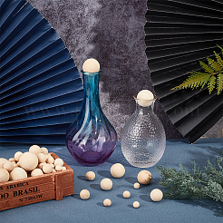 Natural Wooden Round Ball&nbsp;WOOD-PH0001-28