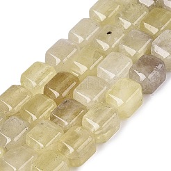 Heated Natural Lemon Quartz Beads Strands&nbsp;G-Q608-10L