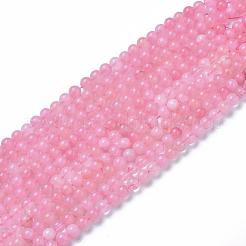 Natural Rose Quartz Beads Strands&nbsp;G-F591-04A-8mm
