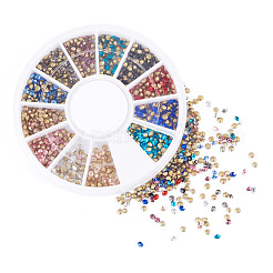 Pointed Back Glass Rhinestone Cabochons&nbsp;RGLA-YS0001-04A