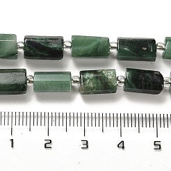 天然エメラルドビーズ連売り  シードビーズで  多面カット  コラム  8.5~11x5.5~6.5mm  穴：1mm  約14~15個/連  7.48''（19センチメートル）&nbsp;G-N327-06-34