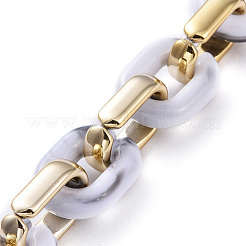 Handmade CCB Plastic Cable Chains&nbsp;AJEW-JB00645-01
