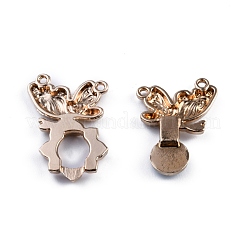 Alloy Snap Lock Clasps&nbsp;FIND-WH0048-67D