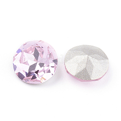 Pointed Back & Back Plated Glass Rhinestone Cabochons&nbsp;RGLA-J012-10mm-223