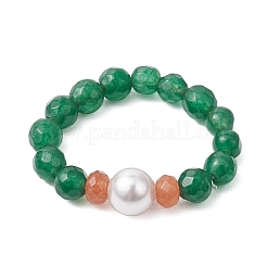 White Jade Jewerly Sets&nbsp;SJEW-JS01338-02