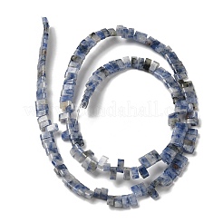 天然ブルースポットジャスパービーズ連売り  2穴  長方形  2.5~3x5x2.5mm  穴：0.8mm  約138~140個/連  15.28''~15.31''（38.8~38.9センチメートル）&nbsp;G-Z045-A08-01