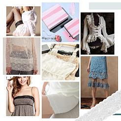 Nylon Lace Ribbon&nbsp;OCOR-WH0105-042C