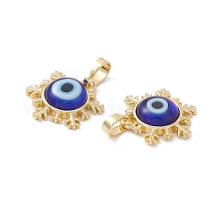 Handmade Evil Eye Lampwork Pendants&nbsp;LAMP-G157-04G-15