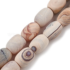 Natural Fire Crackle Agate Beads Strands&nbsp;G-G190-B01-01