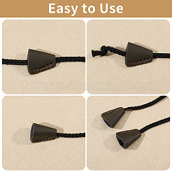 40Pcs 10 Colors Leather Cord Ends&nbsp;FIND-CA0011-38