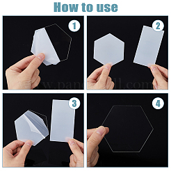 120Pcs 2 Style Transparent Acrylic Blank Place Cards&nbsp;AJEW-DC0001-28