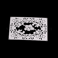 Rectangle with Flower Frame Carbon Steel Cutting Dies Stencils&nbsp;DIY-F028-33
