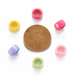 Opaque Acrylic European Beads&nbsp;TACR-S153-41I