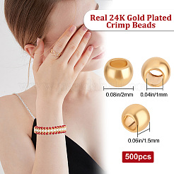 316 Surgical Stainless Steel Crimp Beads&nbsp;STAS-BBC0001-45