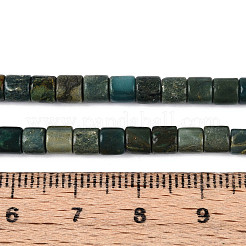 天然寿山翡翠ビーズ連売り  コラム  4~4.5x4.5~5mm  穴：1mm  約88~91個/連  15.16~15.35''（38.5~39センチメートル）&nbsp;G-T141-91B