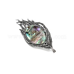 Feather Shape Shell Pin&nbsp;PW-WG65AB5-01