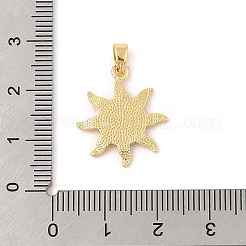 Brass Micro Pave Cubic Zirconia Pendants&nbsp;KK-R100-13G-01