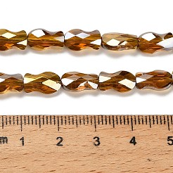 電気メッキガラスビーズセット  魚  ABカラー  多面カット  ダークチソウ  10x6x4mm  穴：1.2mm  約70個/連  27.56''（70センチメートル）&nbsp;EGLA-P066-01A-AB12