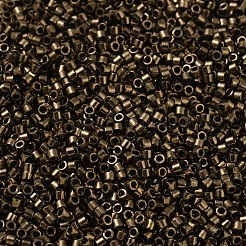 MIYUKIデリカビーズ小  シリンダー  日本製シードビーズ  15/0  （dbs0022)メタリックダークブロンズ  1.1x1.3mm  穴：0.7mm  約35000PCS /ボトル  10 G /ボトル&nbsp;SEED-JP0008-DBS0022