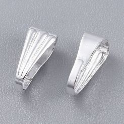 304ステンレススチールスナップオンベイル  銀  9x4x3.5mm  内径：8x3mm&nbsp;STAS-K210-12S