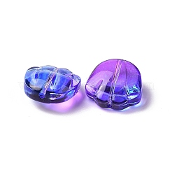 Transparent Spray Painted Glass Beads&nbsp;GLAA-I050-12J