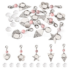 20Pcs 5 Styles 304 Stainless Steel Pendant Decoration&nbsp;HJEW-TA0001-28