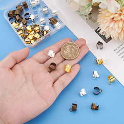 真鍮製イヤーカフ金具 60色 3個  丸カン付き  ミックスカラー  10x6mm  穴：3.3mm  20個/カラー&nbsp;KK-PH0014-09