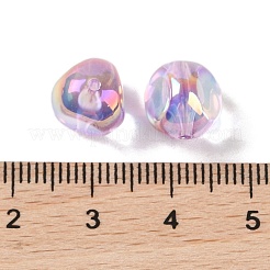 アクリルビーズ  イミテーションバロックパールスタイル  塊  ミディアム蘭  10x9.5x9mm  穴：1.3mm&nbsp;PACR-C008-02B