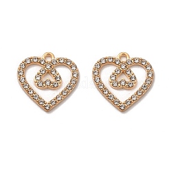 Alloy Rhinestone Pendants&nbsp;FIND-G055-11G