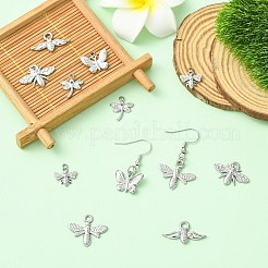 12Pcs 6 Colors 304 Stainless Steel Pendants&nbsp;STAS-CJ0003-13