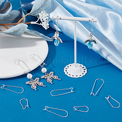 80Pcs 4 Styles 304 Stainless Steel Hoop Earring Findings&nbsp;STAS-BBC0005-93