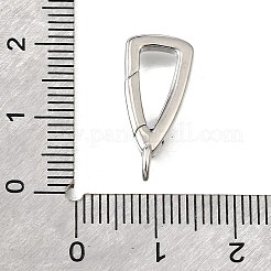 Brass Spring Gate Rings&nbsp;KK-V007-15P