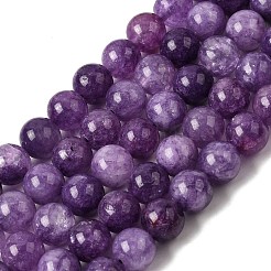 Natural White Jade Beads Strands&nbsp;G-H348-8mm-05