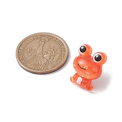 Frog Resin Cabochon Map Pins&nbsp;AJEW-TB00008