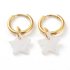 PVD Vacuum Plating 304 Stainless Steel Huggie Hoop Earrings&nbsp;EJEW-JE04403-01