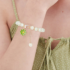8Pcs 8 Colors Glass Round Beaded Stretch Bracelets Set&nbsp;BJEW-AN0001-75