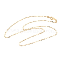 1/20 14K Gold Filled Long Oval Link Chain Necklaces for Women Men&nbsp;NJEW-Z068-05G