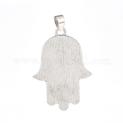 Tibetan Style Alloy Resin Pendants&nbsp;PALLOY-G266-01AS
