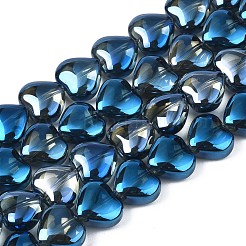 Electroplate Glass Beads Strands&nbsp;EGLA-S188-14