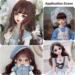 Artificial Wool Doll Wig Hair&nbsp;AJEW-WH0609-186D