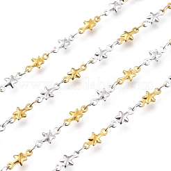 304 Stainless Steel Star Link Chains&nbsp;CHS-M003-04GP