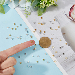 120Pcs 2 Colors Brass Spacer Beads&nbsp;KK-DC0003-61