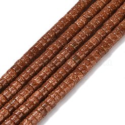 Synthetic Goldstone Beads Strands&nbsp;G-Z110-A37-2x4mm-01