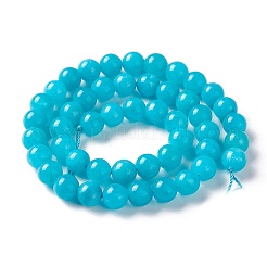 Natural White Jade Imitation Amazonite Beads Strands&nbsp;X-G-I299-F04-8mm