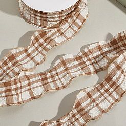 1 Roll Polyester Ruffled Ribbon&nbsp;SRIB-CY0001-14F